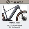 Agon Alpha E Bike Mountainbike dunkelgrau Produktbild-Vorschau 3