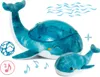 Cloud b®Tranquil Whale™- Nočné svetielko - Veľryba, modrá Náhľad obrázku produktu 11