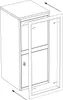 An illustration showing how to install a package box door. Náhled obrázku produktu