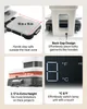 A collage of four images showcasing features of a heat press machine. Náhľad obrázku produktu