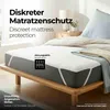 etérea Agnes Matratzenauflage Molton 100% Baumwolle 180x200 Produktbild-Vorschau 2
