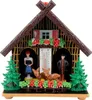Wetterhaus Thermometer Schwarzwald 02 Dach grün mit Reh Produktbild-Vorschau 1