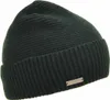 Seeberger Beanie mit Rippstrick-Umschlag in grün