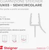STEIGNER Elastyczna uszczelka do drzwi prysznicowych UK03 Podgląd zdjęcia produktu 10