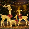 LEADZM 3-teiliges Weihnachtsbeleuchtung Rentier Goldenes, Produktbild-Vorschau 1