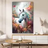 MuchoWow® - Leinwandbilder - Pferd - Natur - Blumen - Tiere Produktbild-Vorschau 6