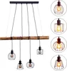 Näve Leuchten 4er Pendelleuchte "WOODLAND" L: 100cm 4er Produktbild-Vorschau 2