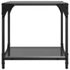 vidaXL Couchtische mit Glasplatte 2 Stk. Schwarz 40x40x40 Produktbild-Vorschau 4
