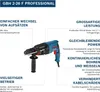 Vŕtacie kladivo Bosch GBH 2-26 F Professional SSBF + kufor Náhľad obrázku produktu 6