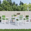 vidaXL Niedriglehner-Auflagen 4 Stk. Melange Grün 100x50x7 Produktbild-Vorschau 3