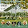 ELANDEPOT Enclos pour petits animaux 303 × 157 × 200 cm Voir les images du produit 5