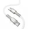 Kabel Baseus Cafule, USB-C do USB-C, 100W, 2m, biały Podgląd zdjęcia produktu 3