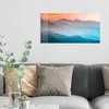 DEQORI Glasbild Echtglas 60x30 cm 'Verschleierte Produktbild-Vorschau 3