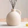 Dekovase "Krug" aus Porzellan, creme, kleine Blumenvase, Produktbild-Vorschau 1