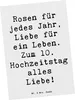 Mr. & Mrs. Panda Postkarte Spruch 10. Hochzeitstag Produktbild-Vorschau 1