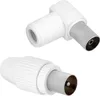 TV Koaxial Antennenstecker IEC Koax 1x Winkelbuchse 1x Produktbild-Vorschau 1