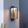 Lucande LED-Außenwandleuchte Ferdinand, Sensor, dunkelgrau Produktbild-Vorschau 2
