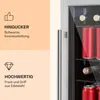 Klarstein Mini Kühlschrank mit Glastür, Mini-Kühlschrank Produktbild-Vorschau 3