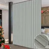 A room divider curtain is shown in a bedroom setting with Christmas decorations. Anteprima dell’immagine prodotto