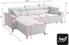 Ecksofa Beth I Mini mit Schlaffunktion und Stauraum für Produktbild-Vorschau 3