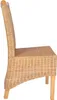 MiaMöbel Esszimmerstuhl Rattan 47x98x57 cm Modern Produktbild-Vorschau 4