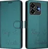 Per ZTE Blade V60 Vita / Axon 60 Lite Keep Smile Art Pelle Anteprima dell’immagine prodotto 2
