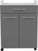 wózek 60 cm - 1 szuflada i 1 drzwiczki - 60 x 44 x 81 cm - Podgląd zdjęcia produktu 6