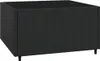 vidaXL 3-tlg. Garten-Lounge-Set mit Kissen Schwarz Poly Produktbild-Vorschau 7