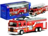 Lean Toys Feuerwehrauto Feuerwehr Fahrzeug Wasserwerfer Produktbild-Vorschau 1