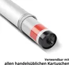 A close-up shot of the end of a sealant gun with a red and white band, against a white background. Podgląd zdjęcia produktu