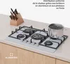 Klarstein Ignito Plaque De Cuisson Gaz, 5 Brûleurs Sabaf, Voir les images du produit 4