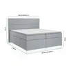 FEDVE Boxspringbett Schlafzimmerbett THIAGO mit 2 Produktbild-Vorschau 4