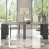 Dmora Consolle Allungabile Abicitren 51x90x78h cm Nero Anteprima dell’immagine prodotto 1