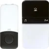 Two electronic devices, likely a doorbell transmitter and receiver, are shown side-by-side against a white background. Produktbild-Vorschau