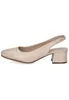 Caprice Damen Pumps/ Slingpumps Beige Glattleder Größe: 41 Produktbild-Vorschau 19