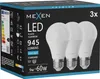 Mexen Nova 3x LED-Glühbirne E27, A60, 9W, Kalt - 6500K, 945 Produktbild-Vorschau 1