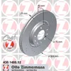 Zimmermann Sportbremsscheiben vorne Opel für Opel Astra G H Produktbild-Vorschau 2