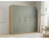 Armoire de chambre - MOKKARO -Reproduction Vert Sauge et Voir les images du produit 2