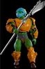 A Masters of the Universe Origins Eternian Guard Infiltrator action figure is shown against a black background. Podgląd zdjęcia produktu