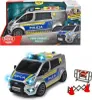 A toy police van in its packaging, with a separate toy police van and accessories shown below. Náhľad obrázku produktu