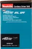 The image shows the packaging of a Makita Cordless Driver Drill. Anteprima dell’immagine prodotto