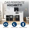 Postel Homestyle4u, patrová, 90x200 cm, s tobogánem, rošt, Náhled obrázku produktu 15