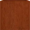 A square planter box made of corten steel. Náhled obrázku produktu