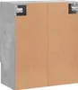 vidaXL Armoire murale gris béton 60x31x70 cm Bois composite Voir les images du produit 9