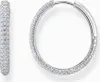 Thomas Sabo Creolen Damen mit Weißem Zirkonia-Pavé Silber Produktbild-Vorschau 1