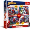 Puzzle Trefl 4W1 Spiderman - Eroul Spiderman Podgląd zdjęcia produktu 13