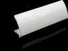 A white balcony door handle is shown against a black background. Produktbild-Vorschau