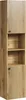 trendteam Bad Hochschrank Pure Bliss Evoke Eiche Melamin Produktbild-Vorschau 2