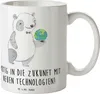 Mr. & Mrs. Panda Tasse Neuen Technologien begegnen - Weiß - Produktbild-Vorschau 1