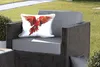 MuchoWow® Outdoor Kissen - Ara - Vogel - Federn - Weiß - Produktbild-Vorschau 5